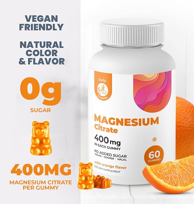 Magnesium Gummies - 60 Count