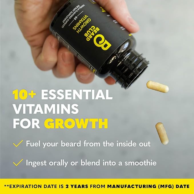 Beard Growth Vitamins