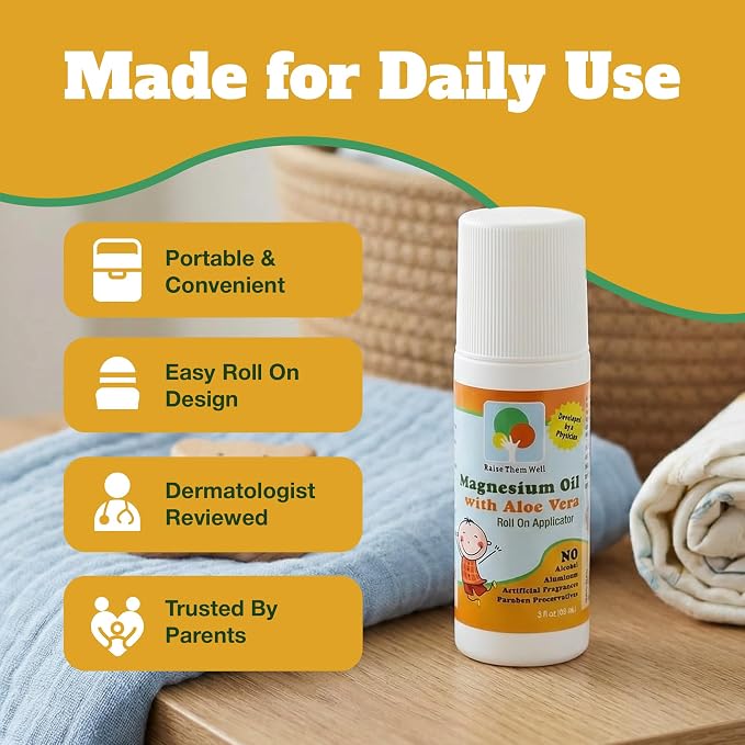 Kid Safe Magnesium Oil Roller