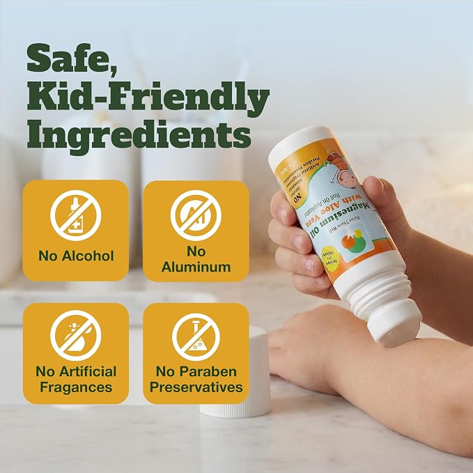 Kid Safe Magnesium Oil Roller