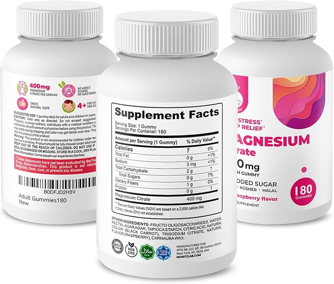 Count of 180 - 400mg